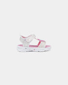 Toddler Girl Heart Light Up  Sandals, image 2 of 6 slides