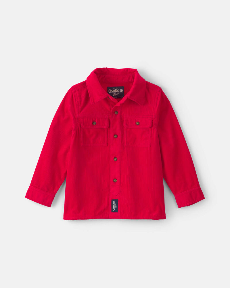 Toddler Boy Corduroy Jacket - Red, image 1 of 3 slides