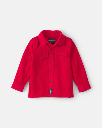 Toddler Boy Corduroy Jacket - Red, 