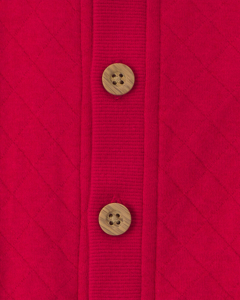 B&eacute;b&eacute; gar&ccedil;on - Ensemble 3 pi&egrave;ces &agrave; superposer &agrave; motif chien &ndash; Rouge, image 3 sur 4 diapositives