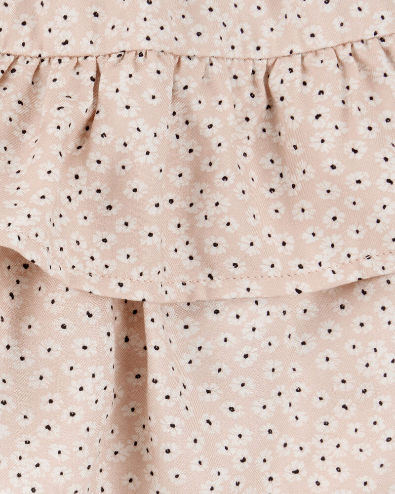 Toddler Floral Pull-On Skort, image 5 of 6 slides