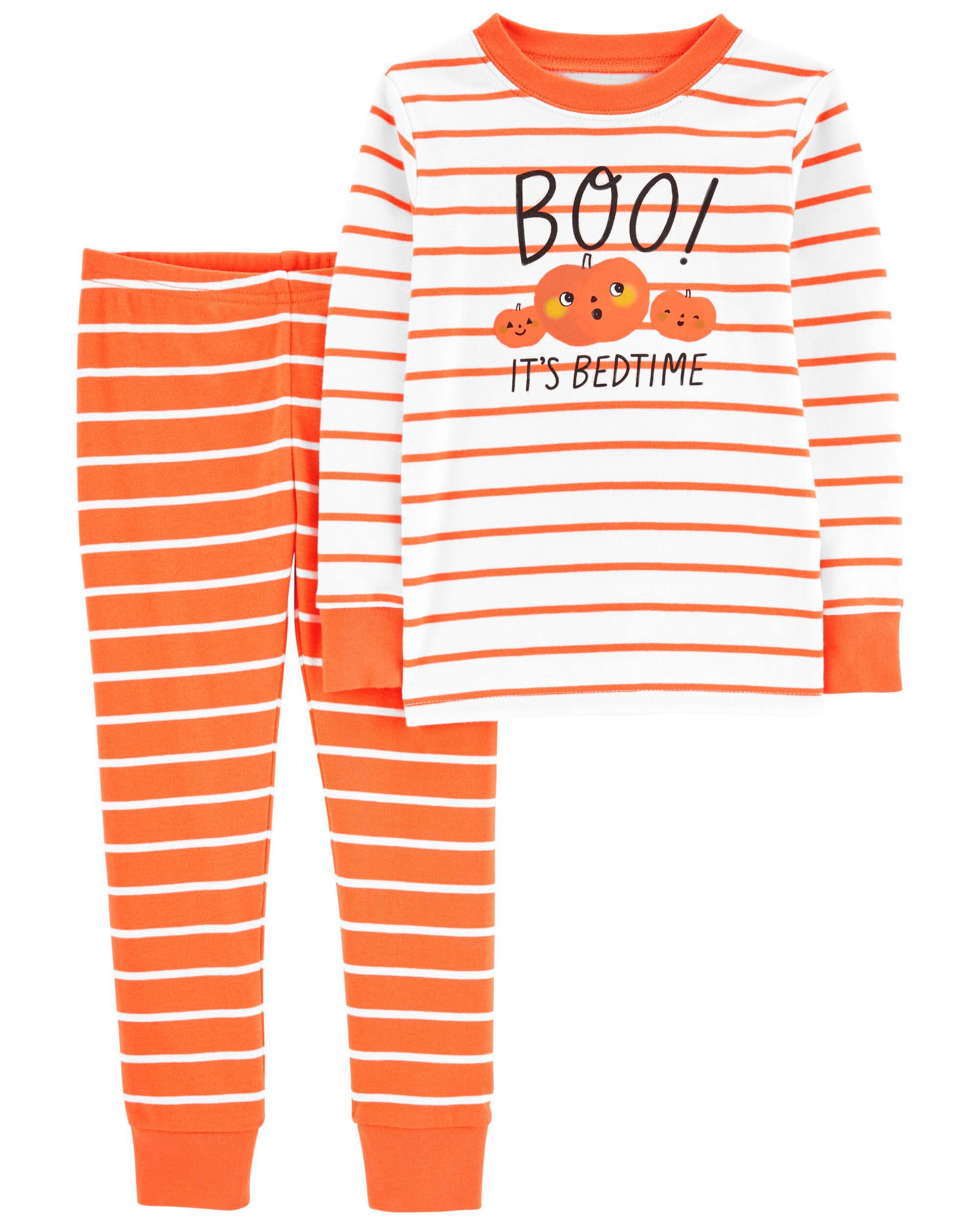 Multi 2 Piece Halloween 100 Snug Fit Cotton Pyjamas carters