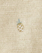 Baby Girl 2-Piece Pineapple-Print Set Made With Organic Cotton, image 4 of 5 slides