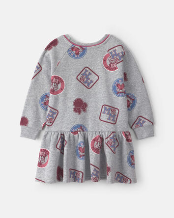 Toddler Girl Disney&copy; Minnie Long-Sleeve Dress - Grey, 