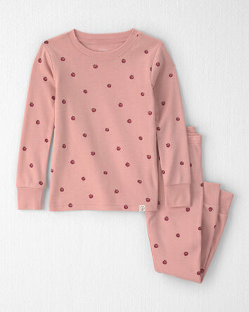 Toute-petit fille - Pyjama 2 pi&egrave;ces en coton biologique &agrave; motif pomme, 