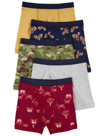 Boys 5-Pack Boxer Briefs, 