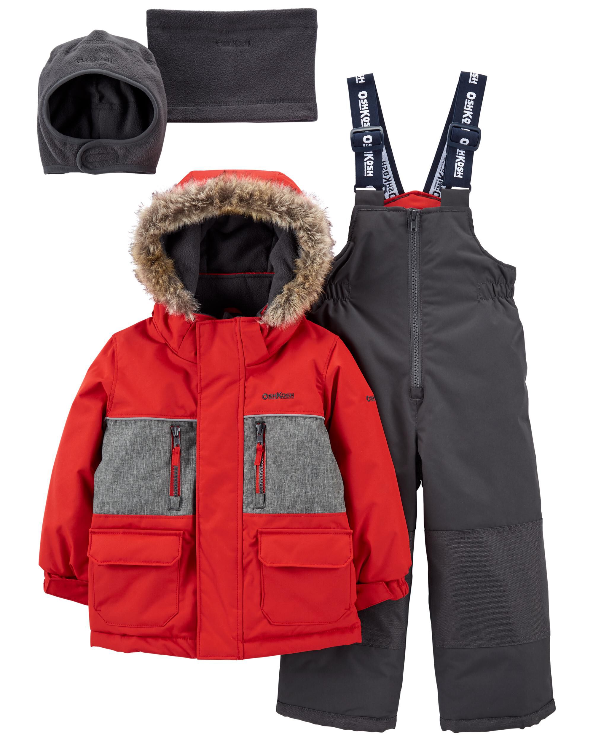 Habit de neige 2 pi ces avec tuque et cache cou en prime