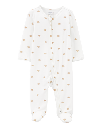 Baby Zip-Up PurelySoft Sleeper Pyjamas, 