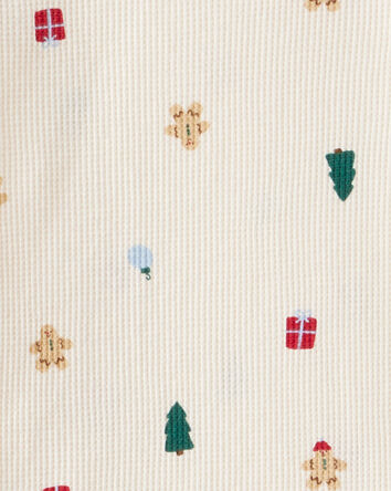 Kid Holiday Print 2-Piece Pyjama Set , 