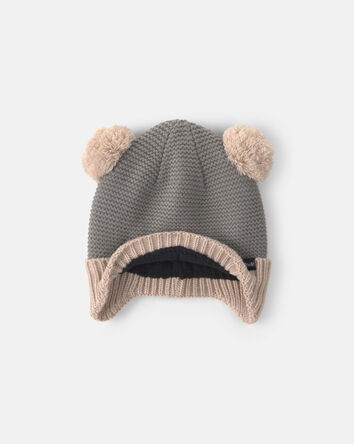 Boys Kombi Minnie Pom Hat - Fog, 