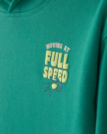 Toddler Boy 'Full Speed' French Terry Hoodie - Green, 