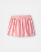 Girls Star Skort - Pink, image 1 of 4 slides
