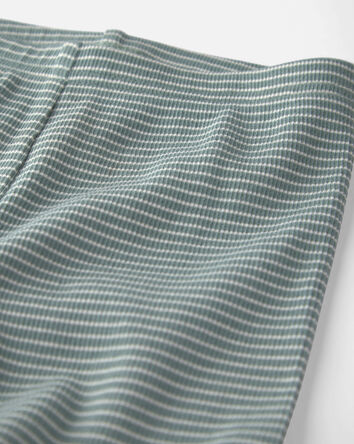Toddler 2-Piece Organic Cotton Ribbed Pyjamas, 