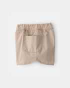 Baby Girl 3-Piece Cheetah Solid Top & Short Set - Brown, image 2 of 5 slides