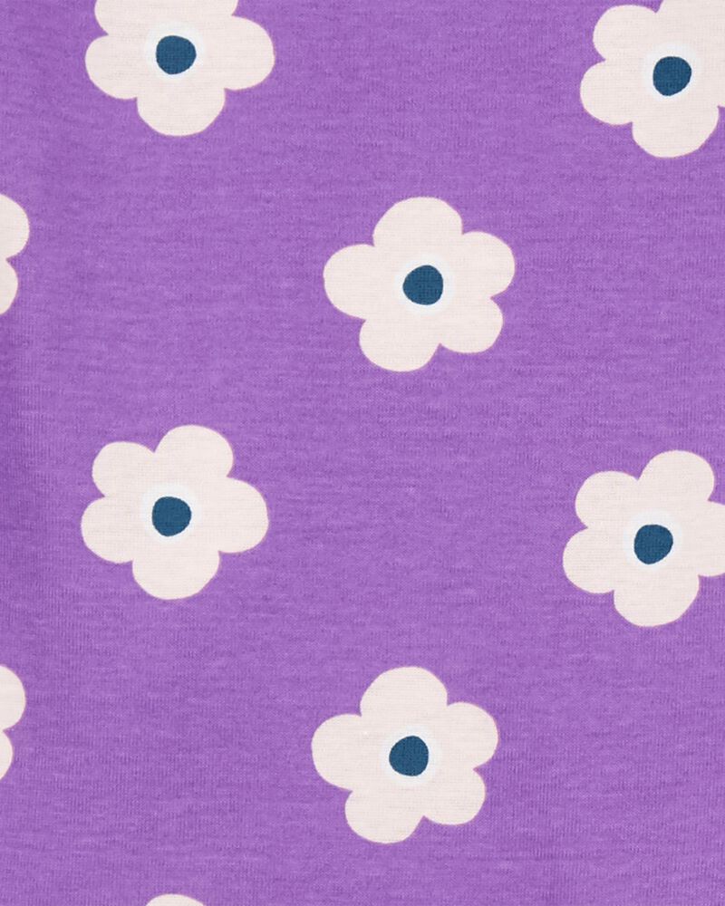 Toddler 4-Piece Flowers 100% Snug Fit Cotton Pyjamas, image 2 of 4 slides