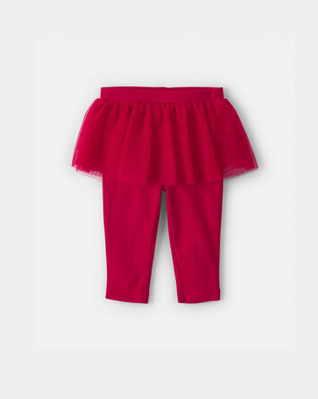 B&eacute;b&eacute; fille - Ensemble 2 pi&egrave;ces cache-couche manches longues &laquo;Santa's Littlest Love&raquo; et pantalon &agrave; tutu &ndash; Rouge/Cr&egrave;me, 