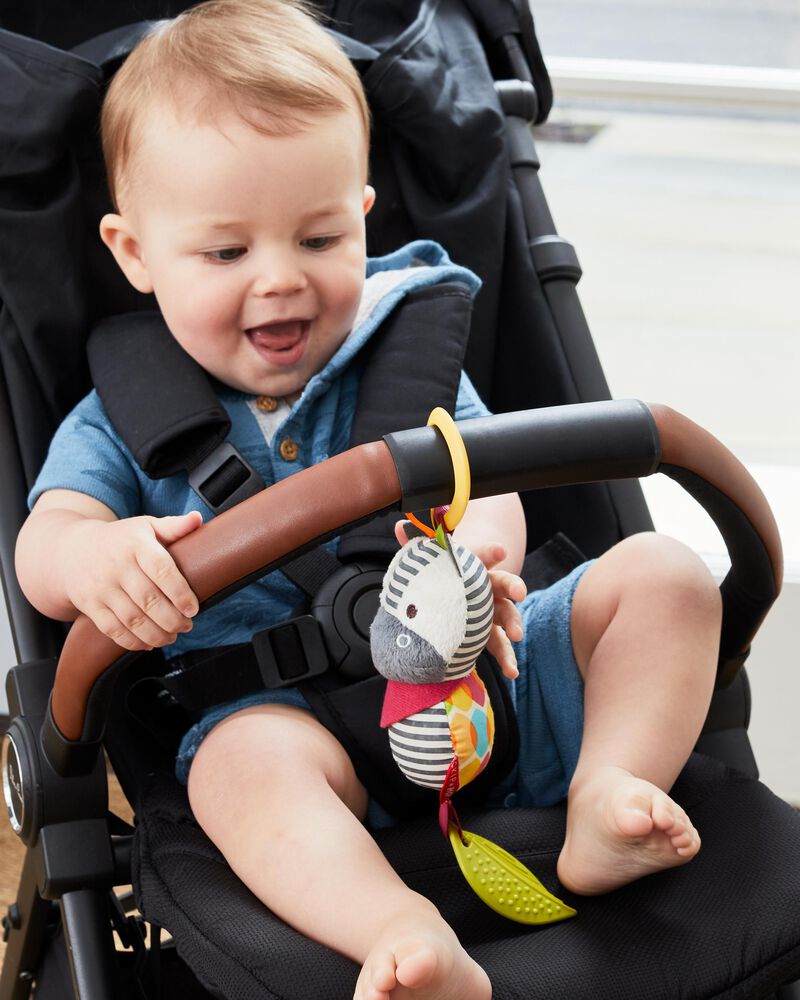 Zebra Bandana Buddies Chime & Teethe Toy, image 5 of 7 slides