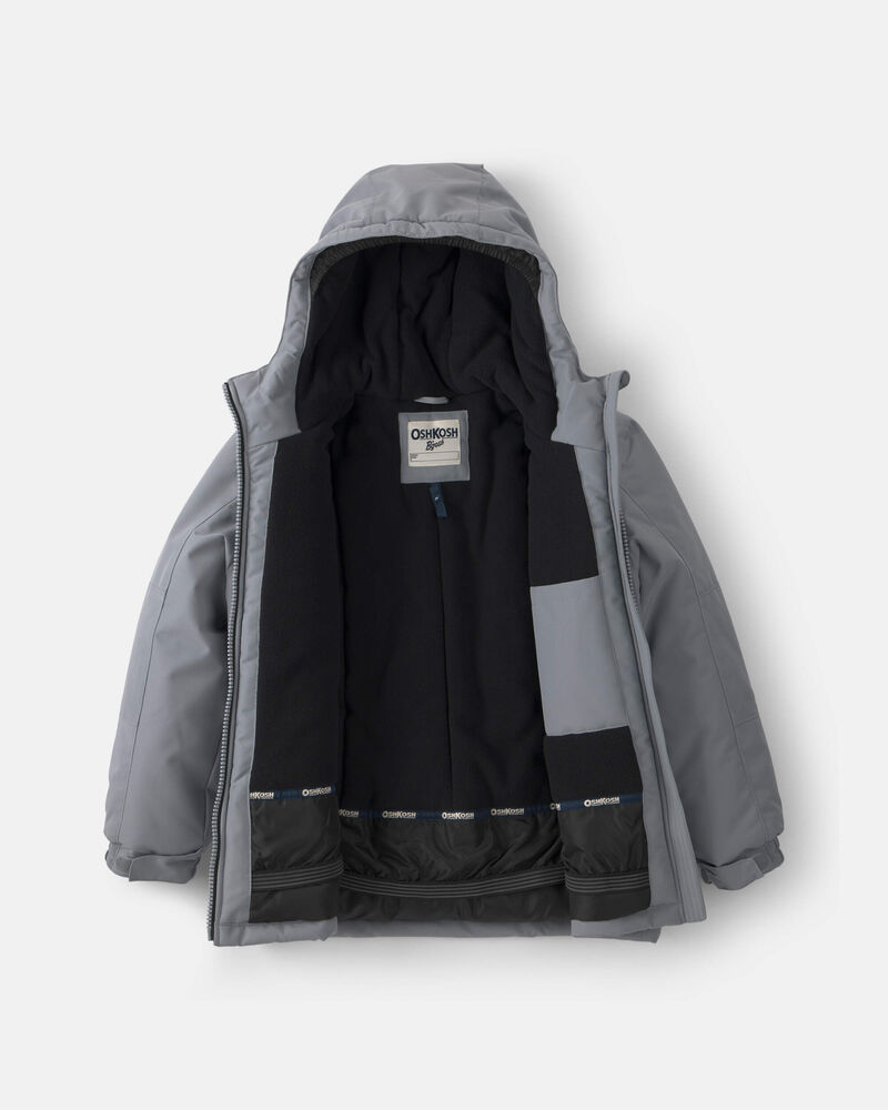Boys 2 Piece Snowsuit- Grey, image 4 of 13 slides