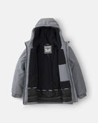 Boys 2 Piece Snowsuit- Grey, image 4 of 13 slides