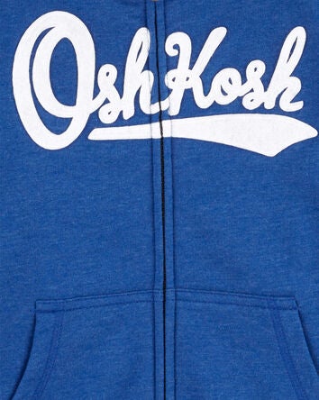 Kid OshKosh Logo Zip Jacket, 