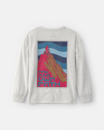 Boys Long-Sleeve T-Shirt - Grey, 