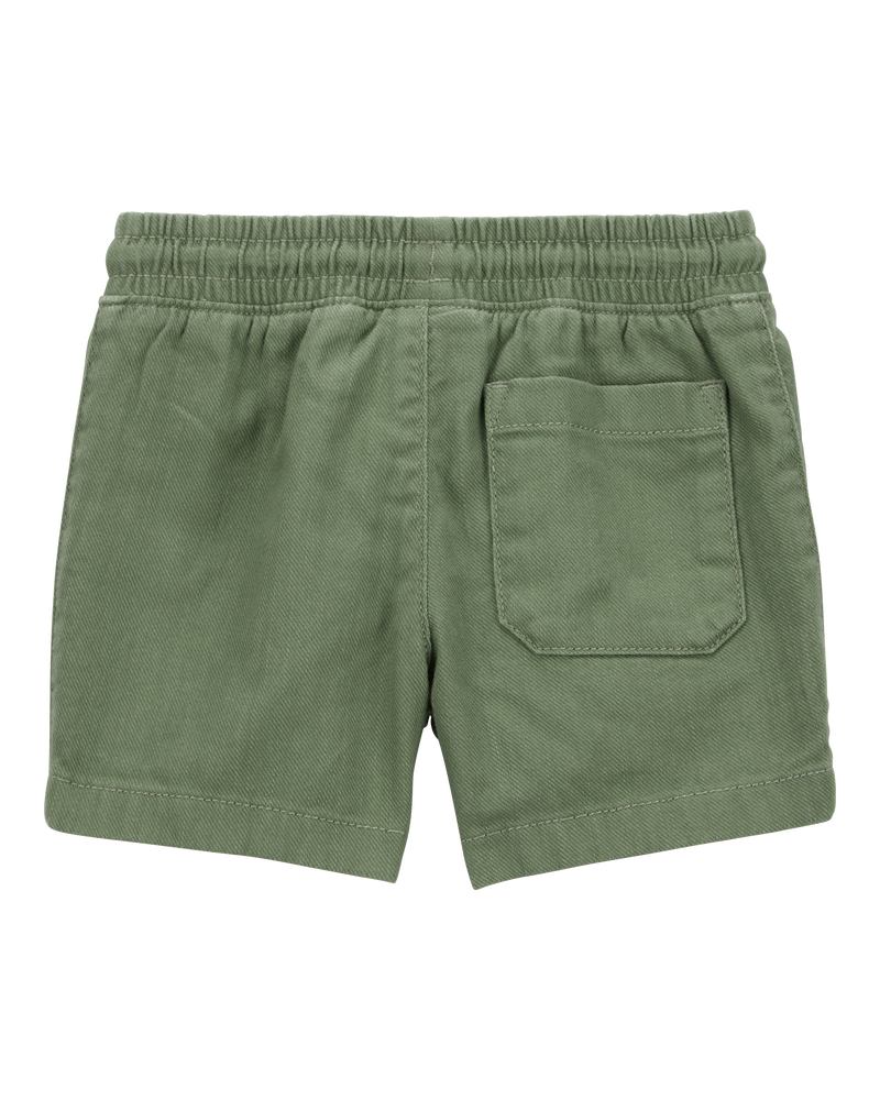 Toddler Pull-On Cotton Shorts, image 2 of 4 slides