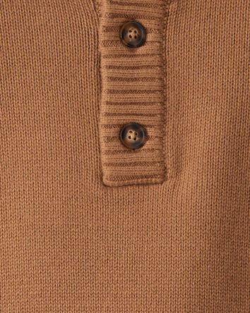 Garçons - Pull en tricot - Brun, 