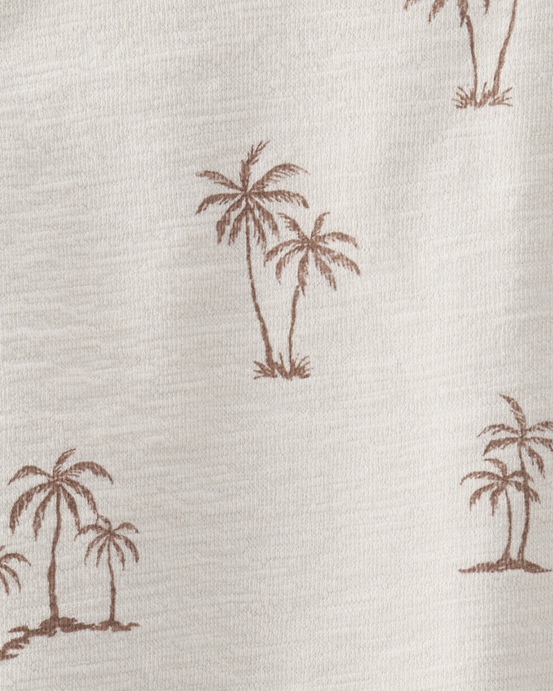 Toddler Boy 2-Piece Palm Tree-Print Set Made with Organic Cotton, image 4 of 5 slides