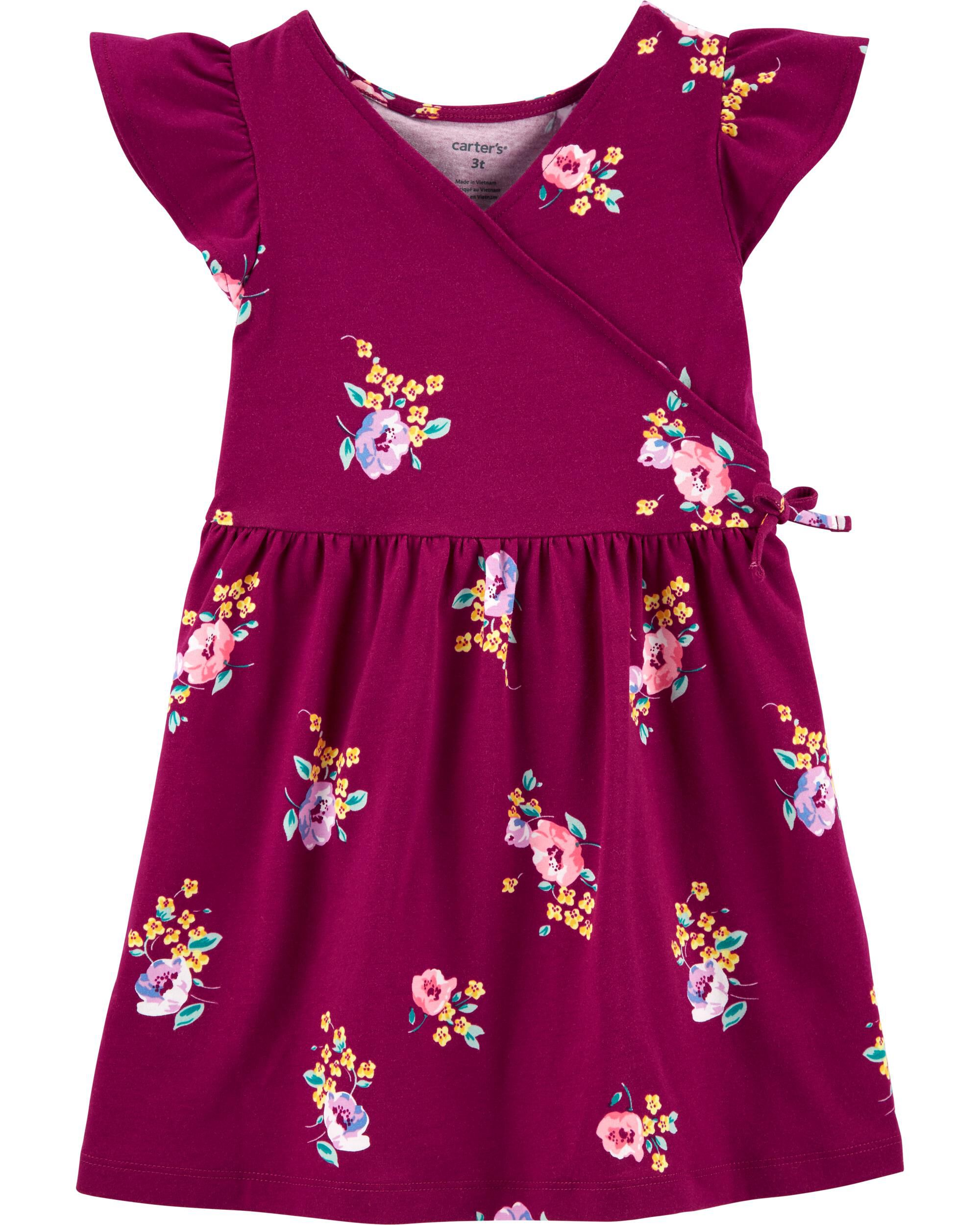 Carters shop burgundy dress
