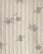 B&eacute;b&eacute; - Couverture tricot &agrave; motif &eacute;l&eacute;phant, image 2 sur 2 diapositives