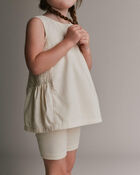 Toddler Girl Brooklyn Bike Shorts - Cream, image 8 of 10 slides