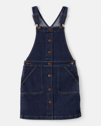 Filles - Jupe-salopette en denim – Bleu, 