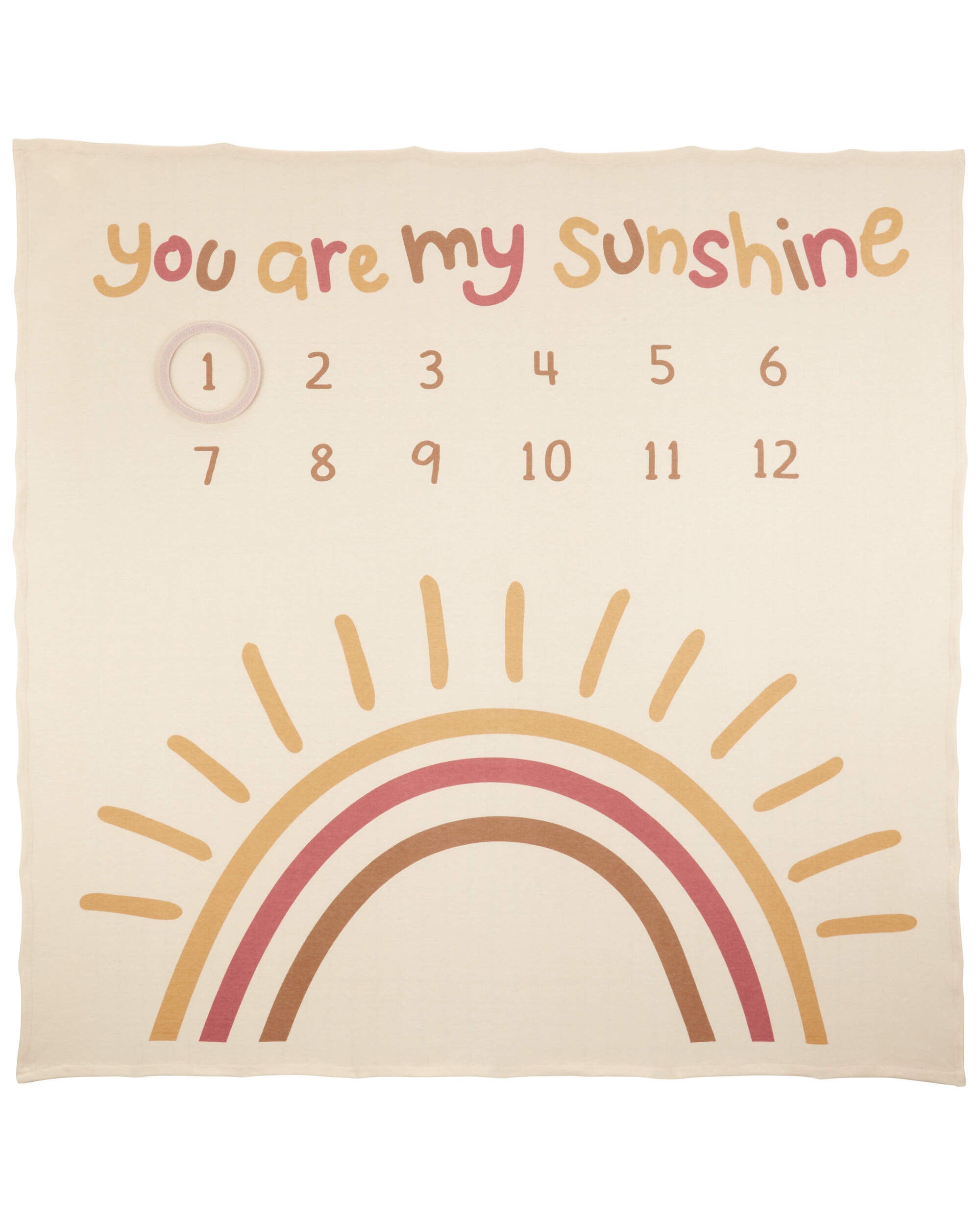 Cream Baby Cream Sunshine Milestone Blanket Carter s Oshkosh Canada