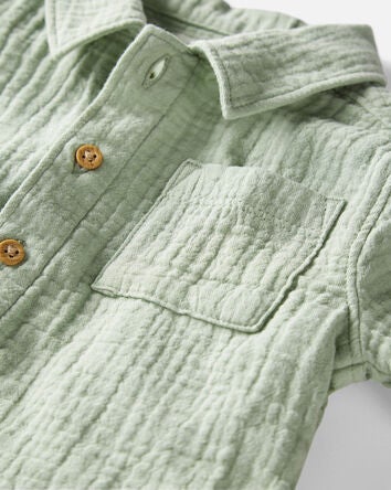 Baby 2-Piece Organic Cotton Gauze Set, 