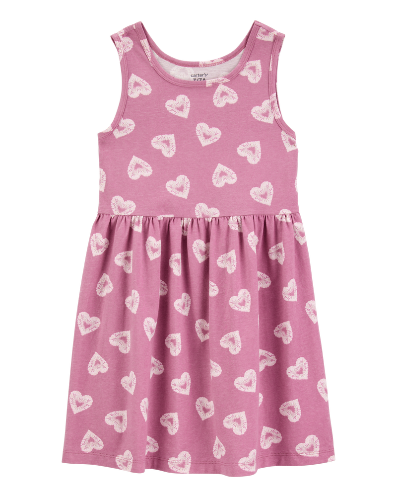 Kid Heart Tank Dress, image 1 of 4 slides