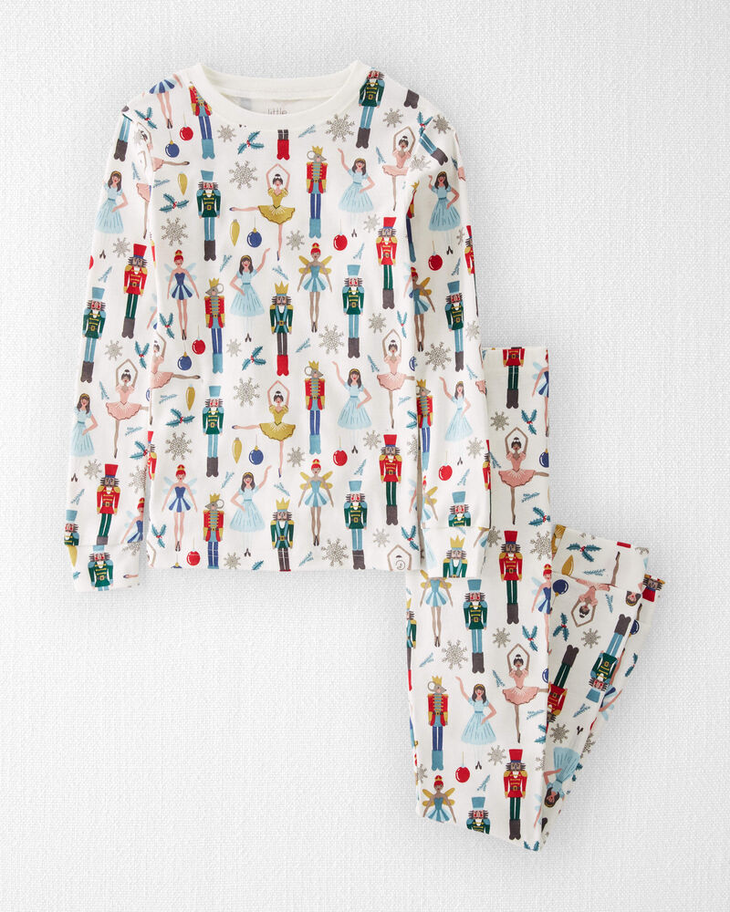 Jeune - Pyjamas en coton biologique avec motif de casse-noisette, image 1 sur 3 diapositives