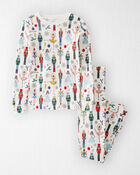 Jeune - Pyjamas en coton biologique avec motif de casse-noisette, image 1 sur 3 diapositives