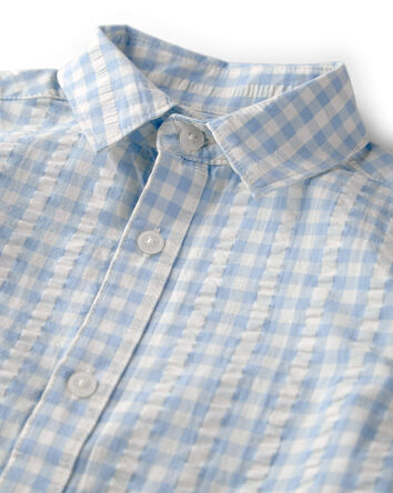 B&eacute;b&eacute; gar&ccedil;on - Chemise boutonn&eacute;e avec coton biologique, guigan, 