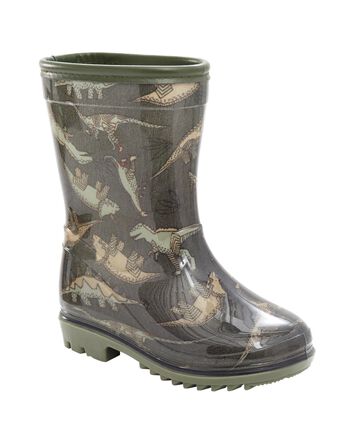 Toddler Dino Print Rain Boots, 