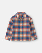 Gar&ccedil;ons - Chemise boutonn&eacute;e en flanelle &agrave; carreaux, image 1 sur 3 diapositives