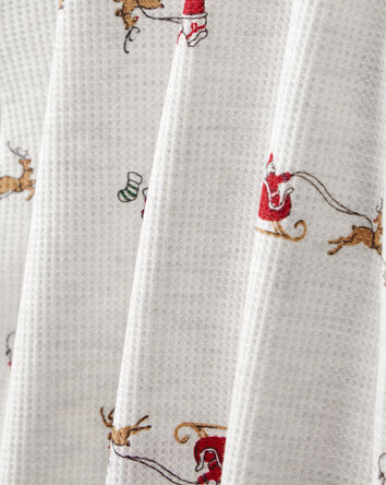 Baby 2-Piece Sleigh Print PurelySoft Tee & Pant Set - Grey, 