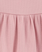 Toddler Tiered Long-Sleeve Ribbed Top, image 2 of 3 slides