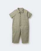 Toddler Day Out™ Jumpsuit - Olive, image 6 of 7 slides