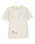 Kid Solid Short-Sleeve Tee - Ivory, image 1 of 3 slides