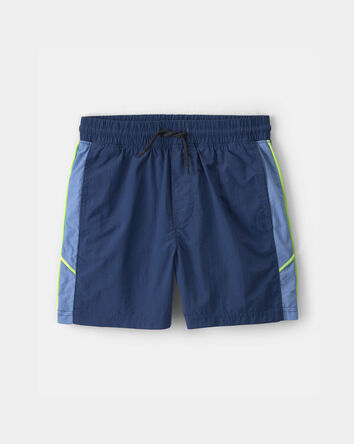 Gar&ccedil;ons - Short de sport aux couleurs contrast&eacute;es - Bleu, 