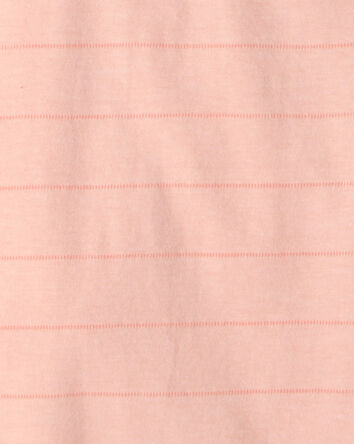 Boys Striped Henley T-Shirt - Orange, 