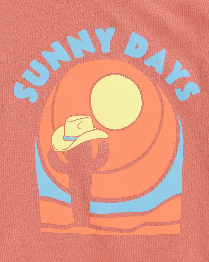 Toddler Sunny Days Graphic Tee - Orange, image 2 of 3 slides
