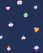 Girls 4-Piece Gamer Cotton Pyjamas, image 3 of 4 slides