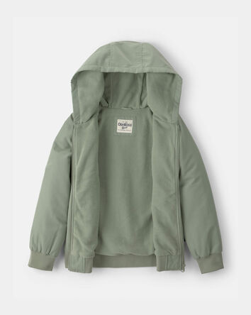 Girls Girl Midweight Green utility  Jacket- Green

, 