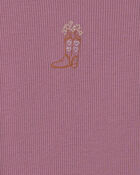 Toute-petite fille - Haut manches longues - Mauve, image 2 sur 2 diapositives